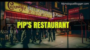 Pip's Restaurant 3 Person Acting Scene