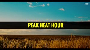Peak Heat Hour Southern American Script