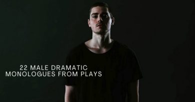 22 Male Dramatic Monologues from Plays