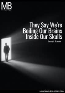 They Say We're Boiling Our Brains Inside Our Skulls by Joseph Arnone